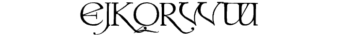 Colwell - Alternates font